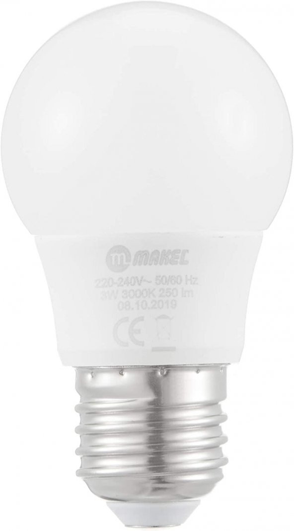 Makel 3W Led Ampül E27 Sarı Günışığı 3000K - Resim 2