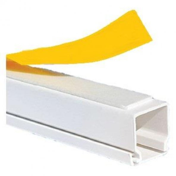 Sert Plastik 25X25 Kablo Kanalı Kendinden Yapışkanlı 96 Mt ürün görseli 1