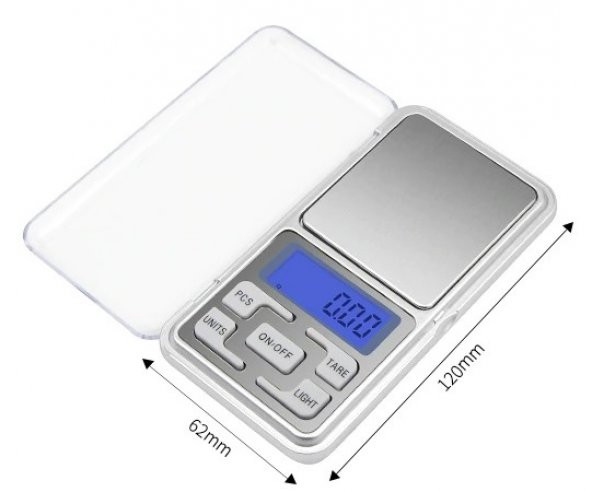 Dijital Hassas Cep Terazi Tartı 500 Gram 0.01gram hassasiyet ürün görseli 1