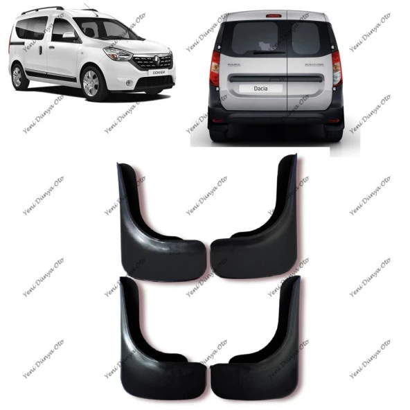 Dacia Dokker 4lü Paçalık, Çamurluk, Tozluk DAC0UX011 ürün görseli 1