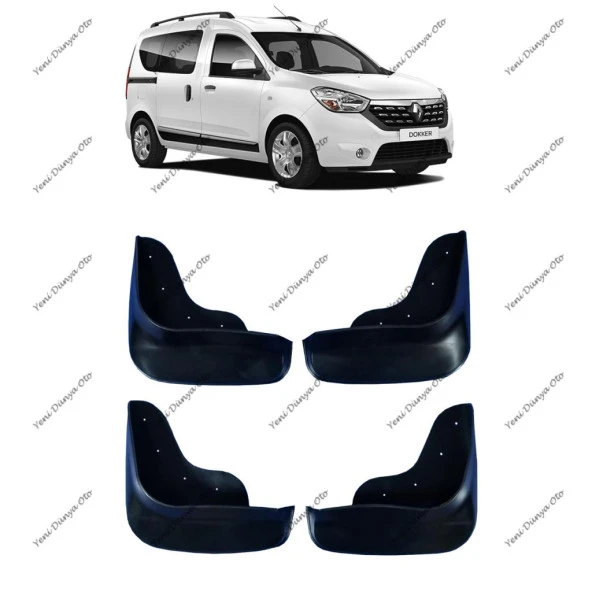 Dacia Dokker 4lü Paçalık, Çamurluk, Tozluk DAC0KX011 ürün görseli 1