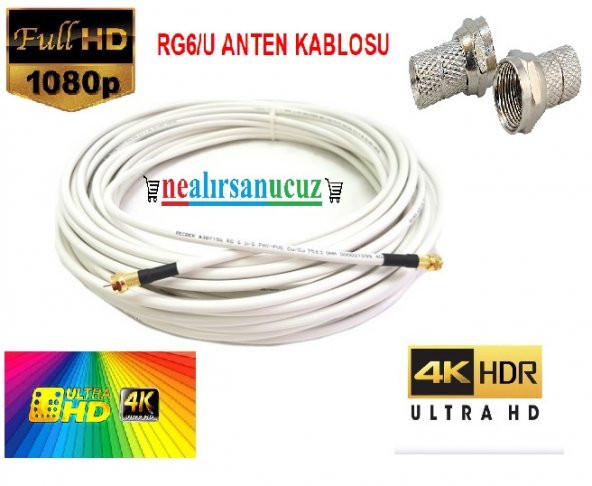 UYDU-ÇANAK ANTEN KABLOSU.  1 metre ürün görseli 1