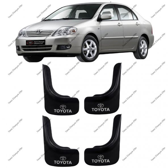 Toyota Corolla 2002-2006 4lü Paçalık Çamurluk Tozluk TYT1UX007 ürün görseli 1