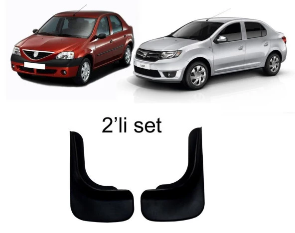 Dacia Logan 2008 Model Sonrası 2li Paçalık Çamurluk Tozluk DAC0UZ003 ürün görseli 1