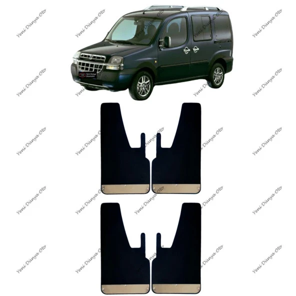 Fiat Doblo D1 2000-2006 Model 4lü Krom Paçalık, Çamurluk, Tozluk FIA0SX022 ürün görseli 1
