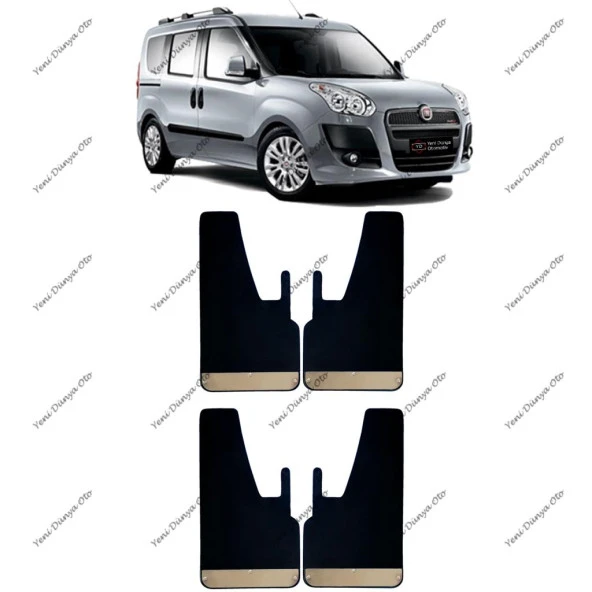 Fiat Doblo D3 2010-2018 Model 4lü Krom Paçalık, Çamurluk, Tozluk FIA0SX024 ürün görseli 1