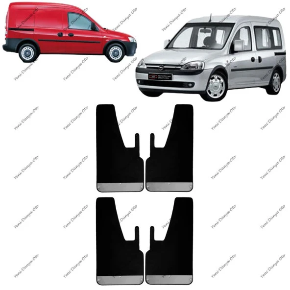 Opel Combo 2001-2012 4lü Krom Paçalık, Çamurluk, Tozluk OPL0SX021 ürün görseli 1