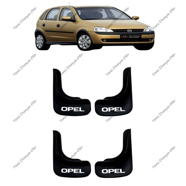 Opel Corsa C 2000-2006 4lü Paçalık, Çamurluk, Tozluk OPL1UX008 ürün görseli 1
