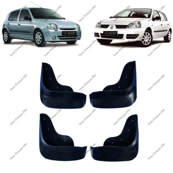 Renault Clio 2 1998-2005 4lü Paçalık, Çamurluk, Tozluk REN0KX001 ürün görseli 1