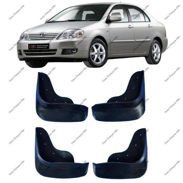 Toyota Corolla 2002-2006 4lü Paçalık Çamurluk Tozluk TYT0KX007 ürün görseli 1