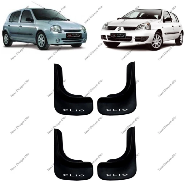 Renault Clio 2 1998-2005 4lü Paçalık, Çamurluk, Tozluk REN1UX001 ürün görseli 1