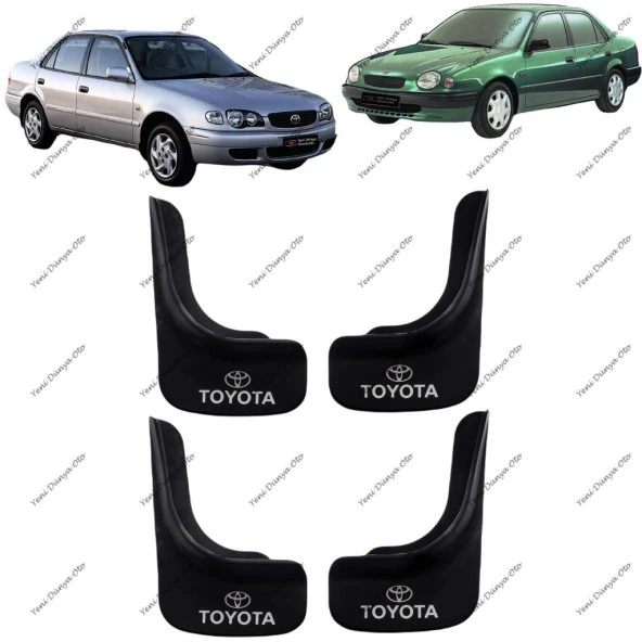 Toyota Corolla 1998-2002 4lü Paçalık Çamurluk Tozluk TYT1UX006 ürün görseli 1