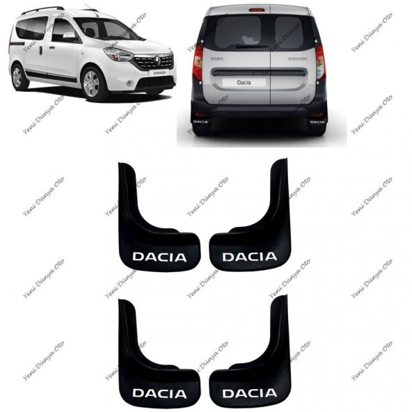 Dacia Dokker 4lü Paçalık, Çamurluk, Tozluk DAC1UX011 ürün görseli 1