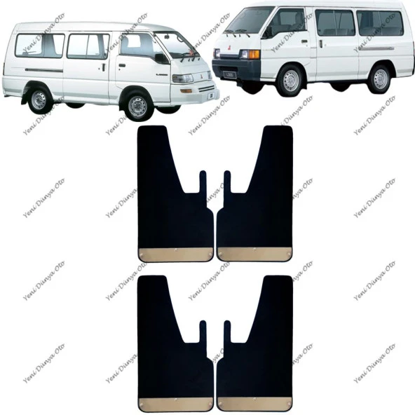 Mitsubishi L300 4lü Krom Paçalık, Çamurluk, Tozluk MIT0SX008 ürün görseli 1