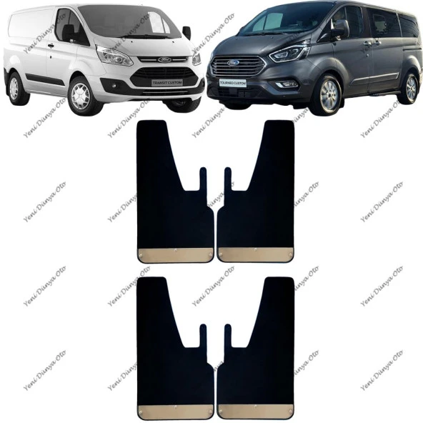 Ford Transit Tourneo Custom 4lü Krom Paçalık, Çamurluk, Tozluk FRD0SX028 ürün görseli 1