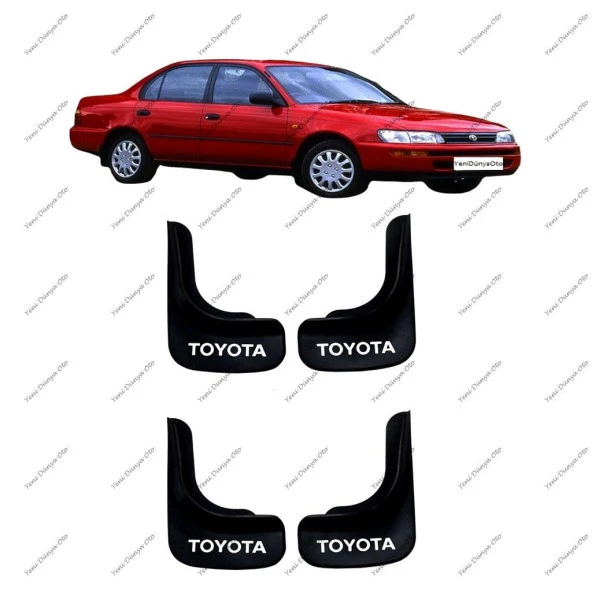 Toyota Corolla 1993-1998 4lü Paçalık Çamurluk Tozluk TYT1UX005 ürün görseli 1