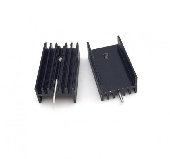 Alüminyum Entegre Soğutucu 21x15x11mm Siyah Renkli ürün görseli 1