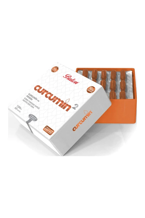 Balen Curcumin 2 - Takviye Edici Gıda 1380 Mg 60 Kapsül ürün görseli 1