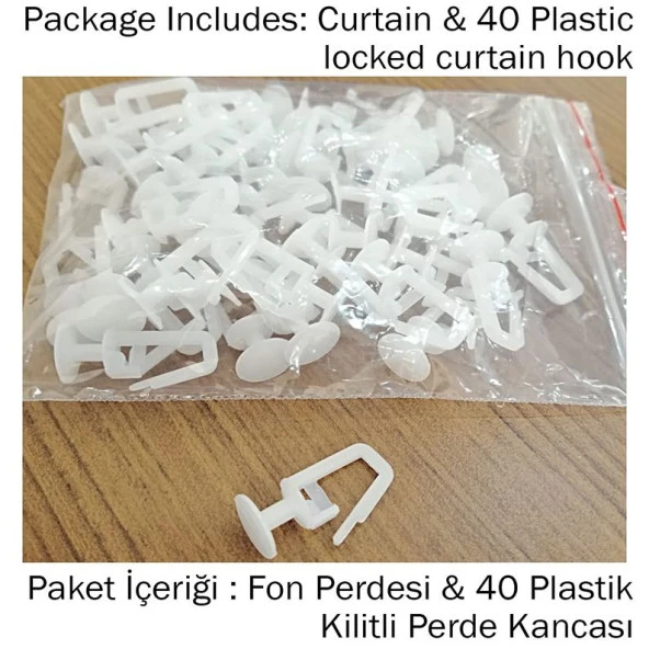 Baskılı Fon Perde Sarı Yeşil Çiçek Desenli - Resim 8