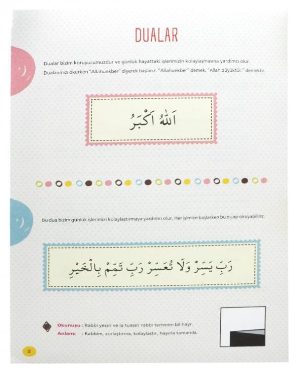 +5 Yaş Dualar ve Sureler Kitabı - Resim 2