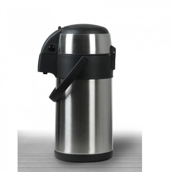 Penguen 1235A Çift Katlı Pompalı Çelik Termos 3.5 Litre - Resim 2
