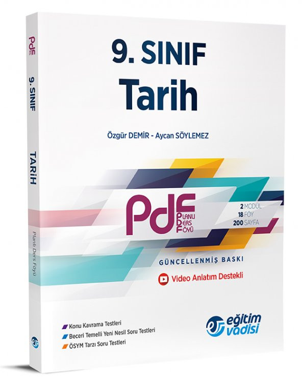 EĞİTİM VADİSİ 9.SINIF TARİH PDF -2020- ürün görseli 1