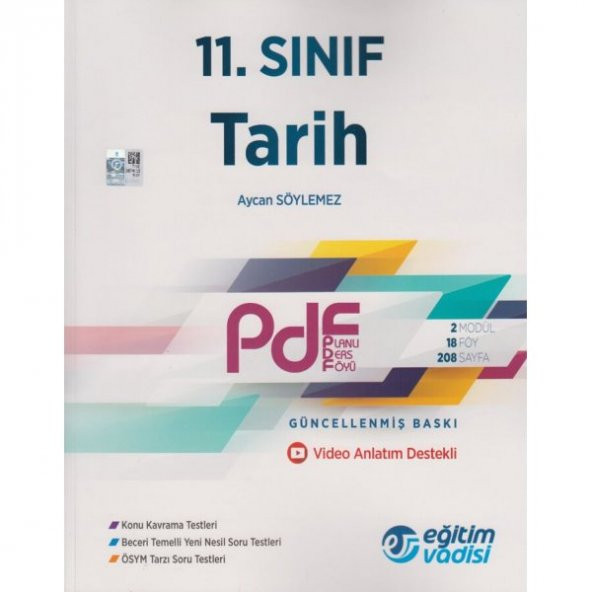 EĞİTİM VADİSİ 11.SINIF TARİH PDF -2020- ürün görseli 1