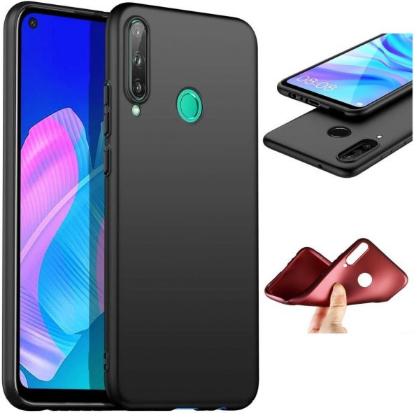 Huawei P40 Lite E Kamera Korumalı Mat Soft Silikon Kılıf - Resim 2