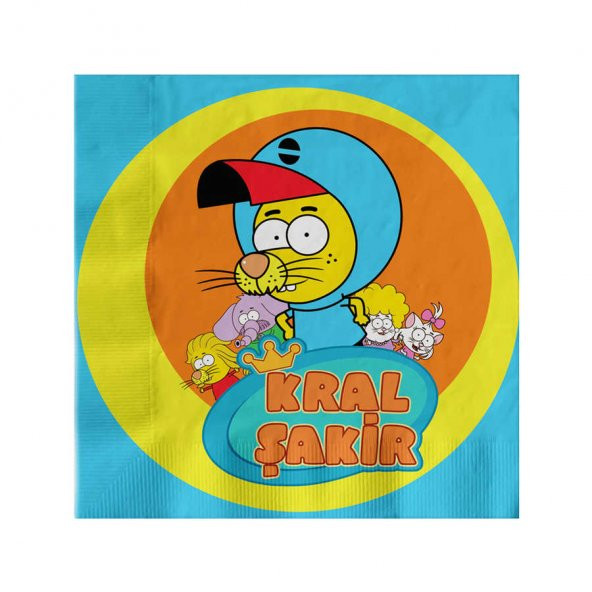 Kral Şakir Action Kağıt Peçete 16'lı 33 x 33 CM ürün görseli 1