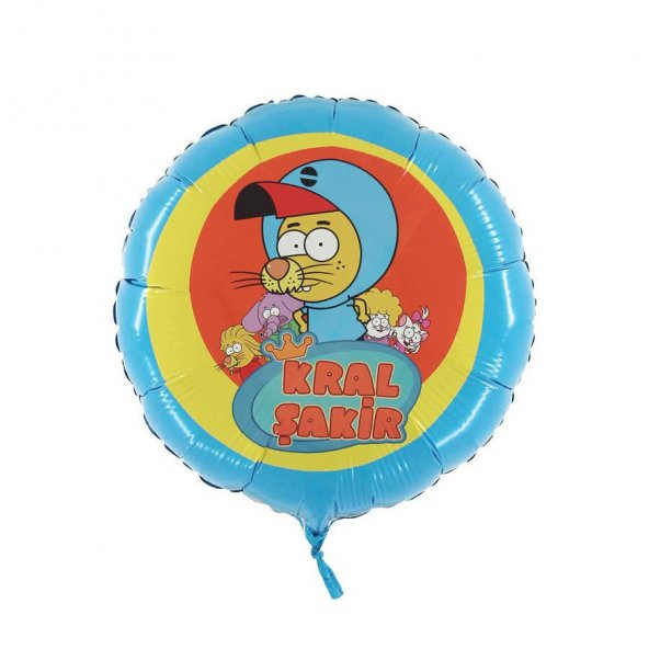 Kral Şakir Lisanslı Folyo Balon 46 cm ürün görseli 1