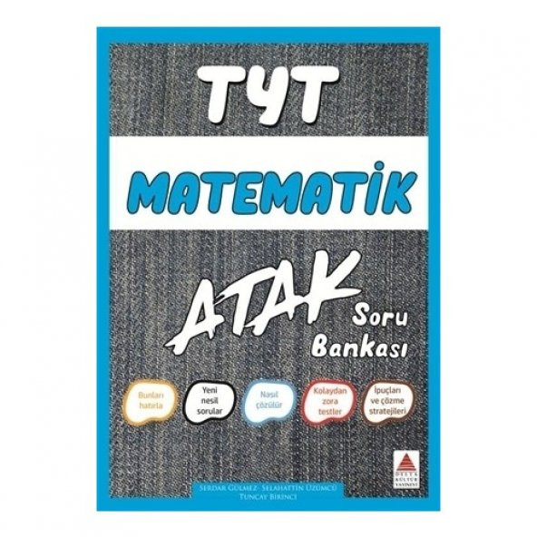 DELTA TYT MATEMATİK ATAK SORU BANKASI ürün görseli 1