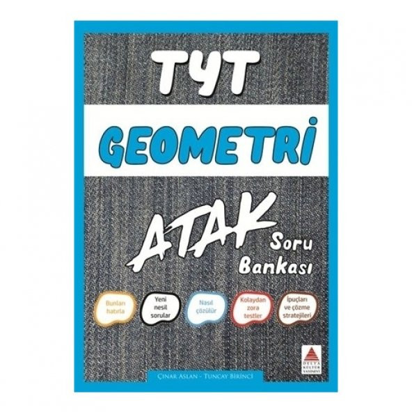 DELTA TYT GEOMETRİ ATAK SORU BANKASI ürün görseli 1