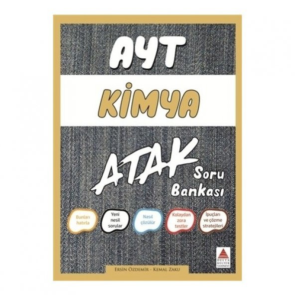 DELTA AYT KİMYA ATAK SORU BANKASI ürün görseli 1