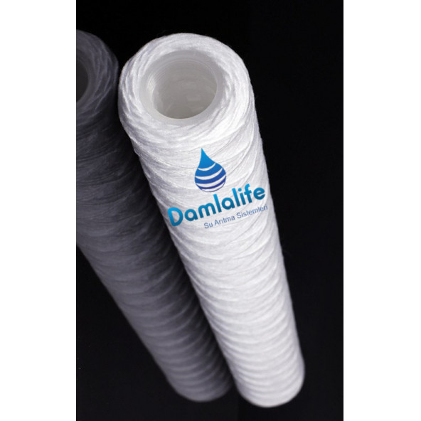 Damlalife 20 "inç Ip Filtre 10 Micron Sediment Iplik filtre Sargı Tortu Filtresi ürün görseli 1
