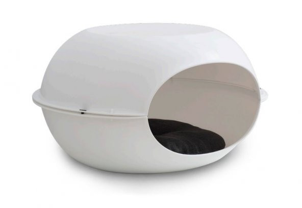 Mp Luna Beyaz Kedi Evi 57X38X31 cm - Resim 2