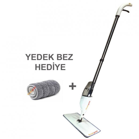 Sprey Mop + YEDEK BEZLİ Deterjan Hazneli Sprey MOP - Resim 3