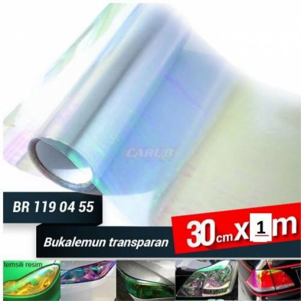 CARUB Far-Stop Filmi 30CM X 1 Bukalemun Transparan ürün görseli 1