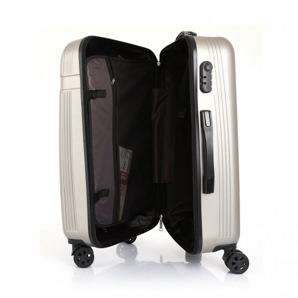 Hotowa Silver Line ABS Valiz 8012 Gold Orta Boy - Resim 4