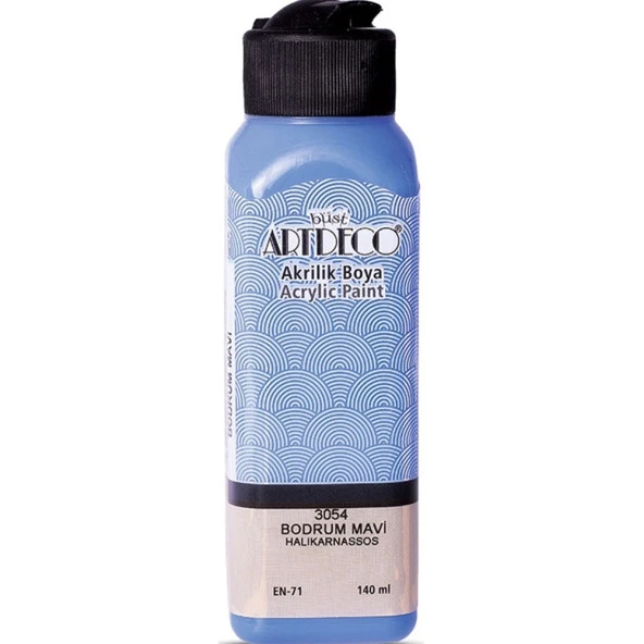 Artdeco Akrilik Boya 140 ML Bodrum Mavi 070R-3054 - Resim 3