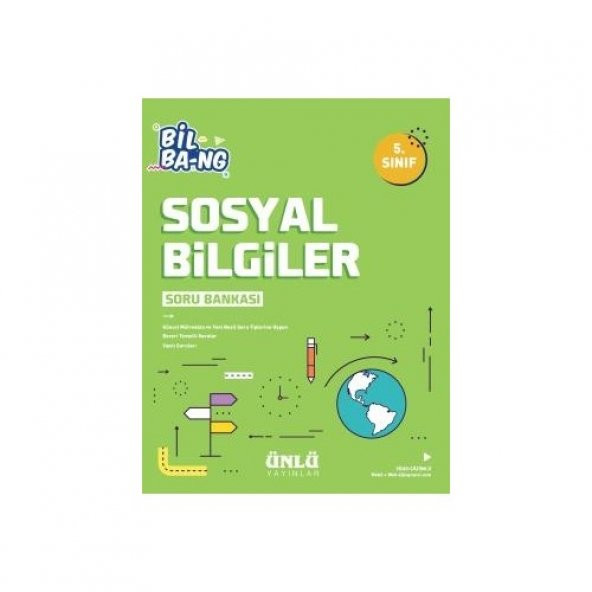 Ünlü 5.Sınıf Bil Ba-ng Sosyal Bilgiler Soru Bankası ürün görseli 1