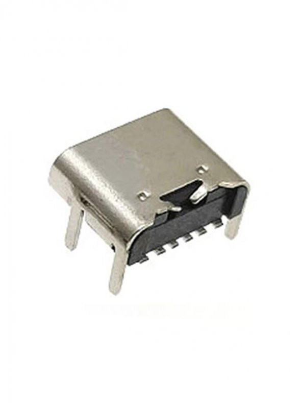 Type-C Dişi 6 Pin Smd Pcb Soket - Resim 2