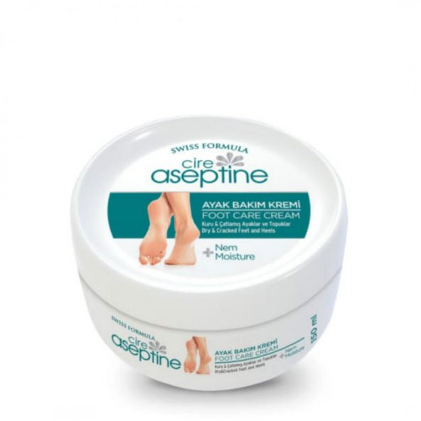 CİRE ASEPTINE AYAK BAKIM KREMİ 150ML ürün görseli 1
