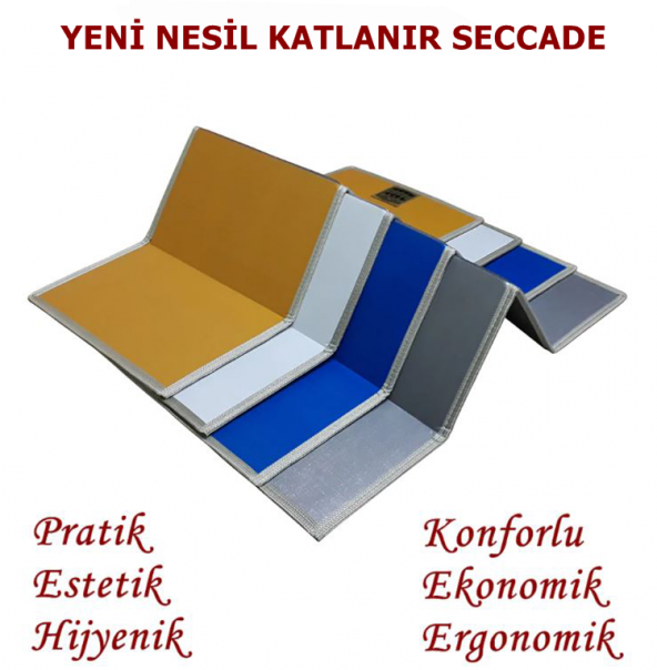 Pratik Katlanabilir Tek Kişilik Seccade - İç ve Dış Mekan Seccade ürün görseli 1