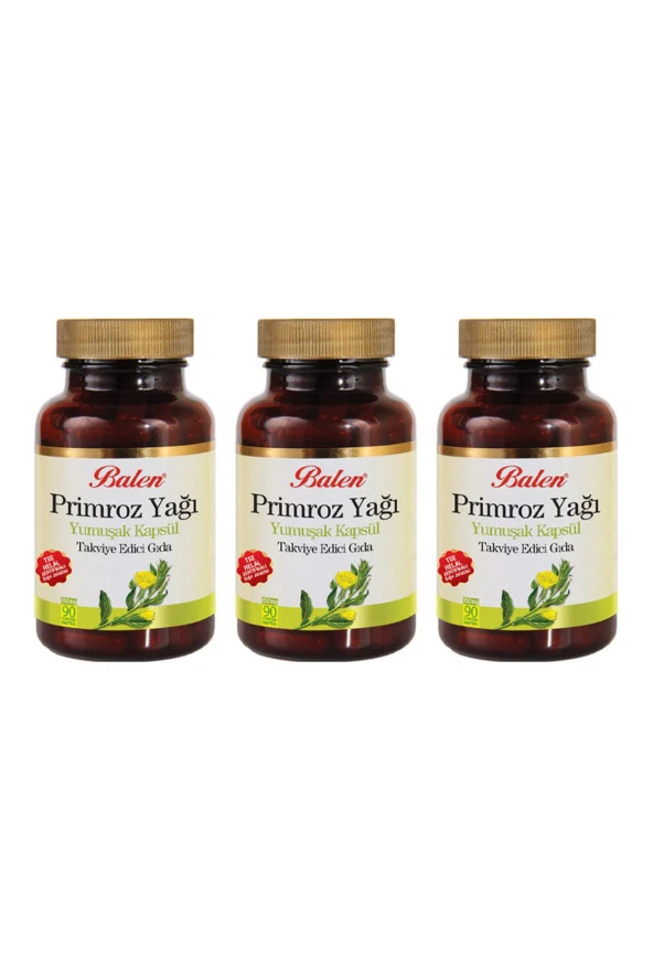 BALEN Primroz Çiçeği Yağı 650 mg 90 Kapsül x 3 Adet ürün görseli 1