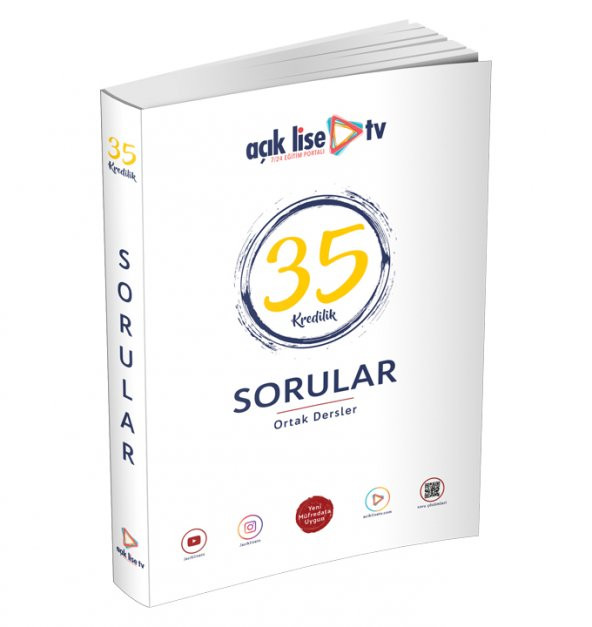 Açık Lise Tv 35 Kredilik Sorular - Ortak Dersler ürün görseli 1