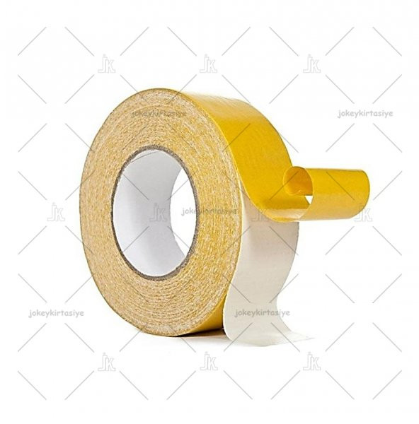 ÇİFT TARAFLI SİLİKONLU BEYAZ MONTAJ BANDI (EN:19mmX2METRE) ürün görseli 1