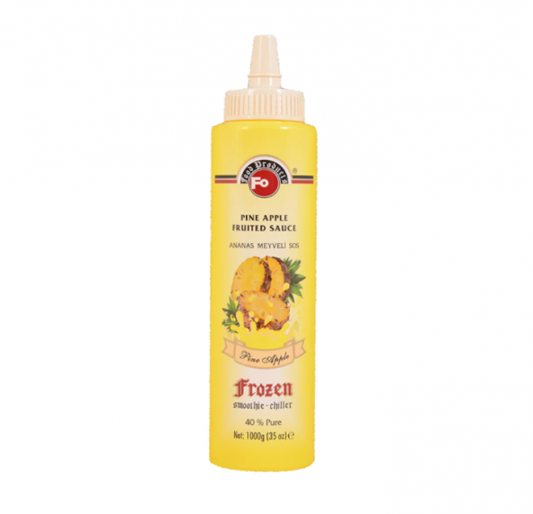 Fo Frozen Ananas Meyveli Püre Sos 1 KG ürün görseli 1
