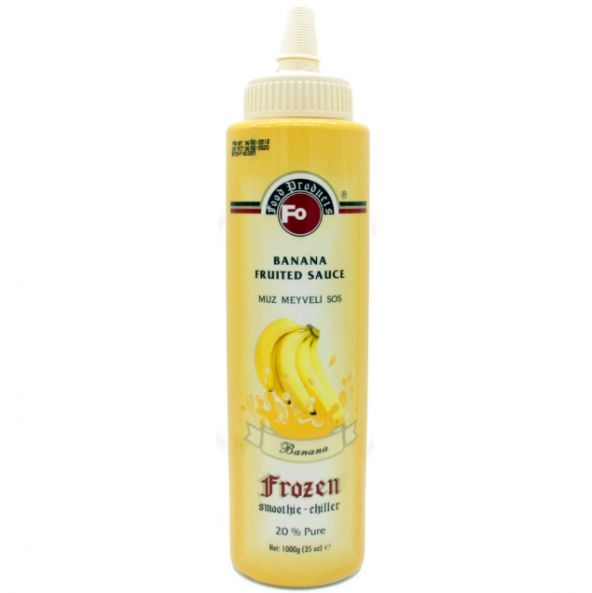 Fo Frozen Muz Meyveli  Sos 1 KG ürün görseli 1