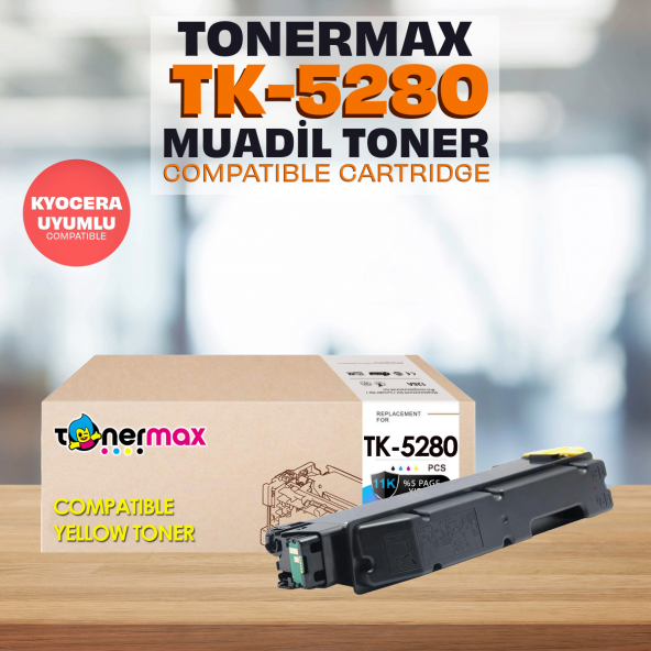 Kyocera TK-5280 Muadil Toner Sarı ürün görseli 1