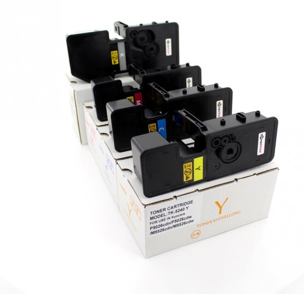 Kyocera Ecosys M5526 cdn Muadil Toner Takım / TK-5240 ürün görseli 1